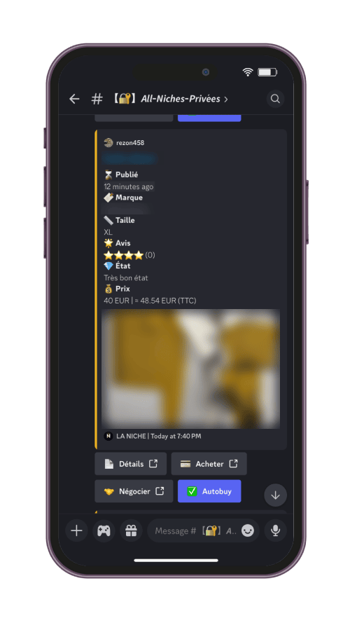 Utilisez le BOT 24h/24 et 7j/7